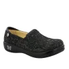 Alegria Keli Black Embossed Paisley