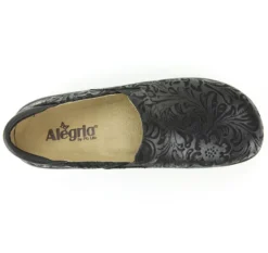 Alegria Keli Black Embossed Paisley