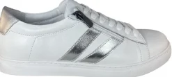 Cabello Ultimate White Silver Sneaker