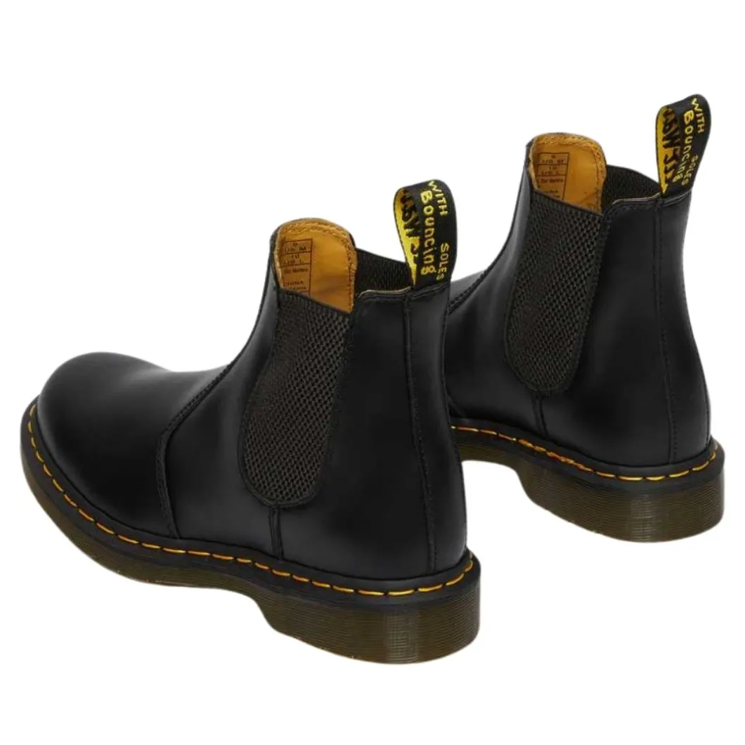 Dr Martens 2976 Chelsea Black Yellow Stitch