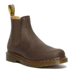 Dr Martens 2976 Dark Brown Crazy Horse Yellow Stitch Crazy Horse