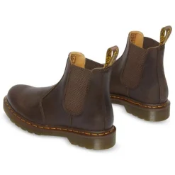 Dr Martens 2976 Dark Brown Crazy Horse Yellow Stitch Crazy Horse