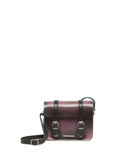 Dr Martens 7" Satchel Rub Off Black Fondant Pink Two Tone Rub Off