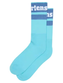 Dr Martens Athletic Logo Sock Turquoise
