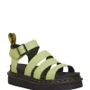 Dr Martens Blaire 3 Strap Sandal Lime Green