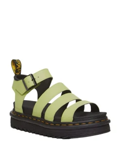 Dr Martens Blaire 3 Strap Sandal Lime Green