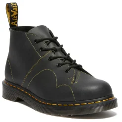 Dr Martens Church Monkey Boot Black Greasy
