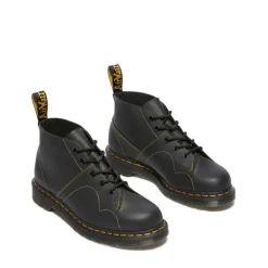 Dr Martens Church Monkey Boot Black Greasy