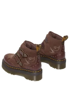 Dr Martens Devon GA 2 Strap Boot Dark Brown