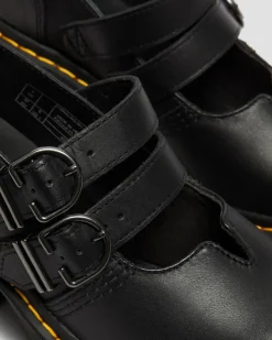 Dr Martens Eviee (Lottee) Black Heeled Mary Jane