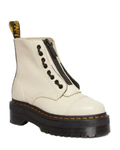 Dr Martens Sinclair Jungle Boot Parchment Beige Milled Nappa