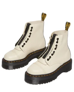Dr Martens Sinclair Jungle Boot Parchment Beige Milled Nappa