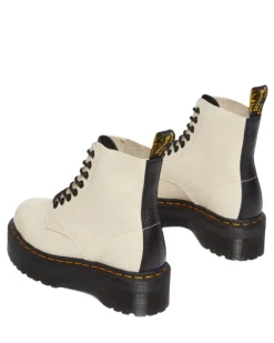 Dr Martens Sinclair Jungle Boot Parchment Beige Milled Nappa