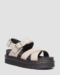 Dr Martens Voss II Cross Strap Sandal Vintage Taupe