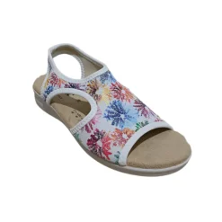 Euroflex Tuscany Sandal White Floral