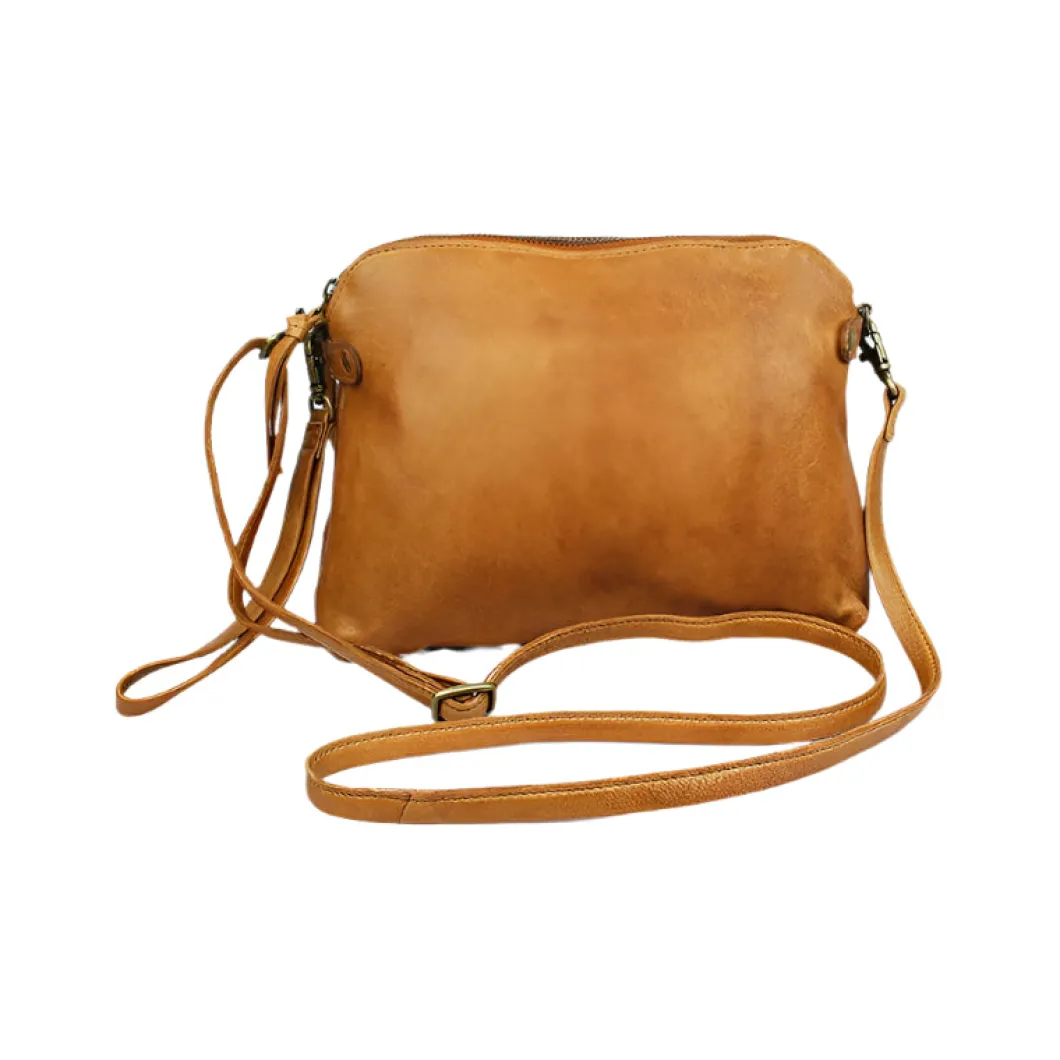 In Leatherz Blush Leather Bag BL01 Tan