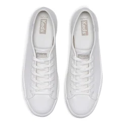 Keds Triple Kick Leather Pearlized White