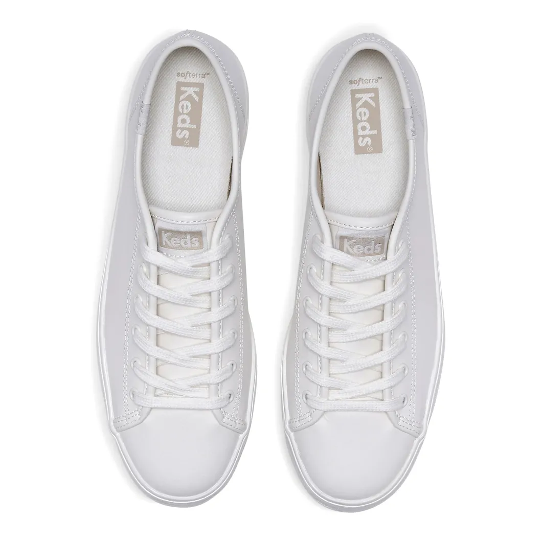 Keds Triple Kick Leather Pearlized White