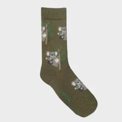 Lafitte Bamboo Koala Khaki Sock