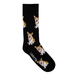 Lafitte Corgis Black Sock