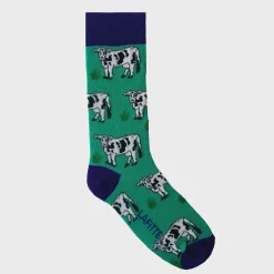 Lafitte Cow Socks