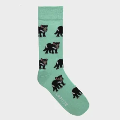 Lafitte Wombat Green Sock