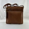 Modapelle 6807 Soft Leather Crossbody Bag Tan
