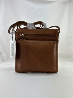 Modapelle 6807 Soft Leather Crossbody Bag Tan