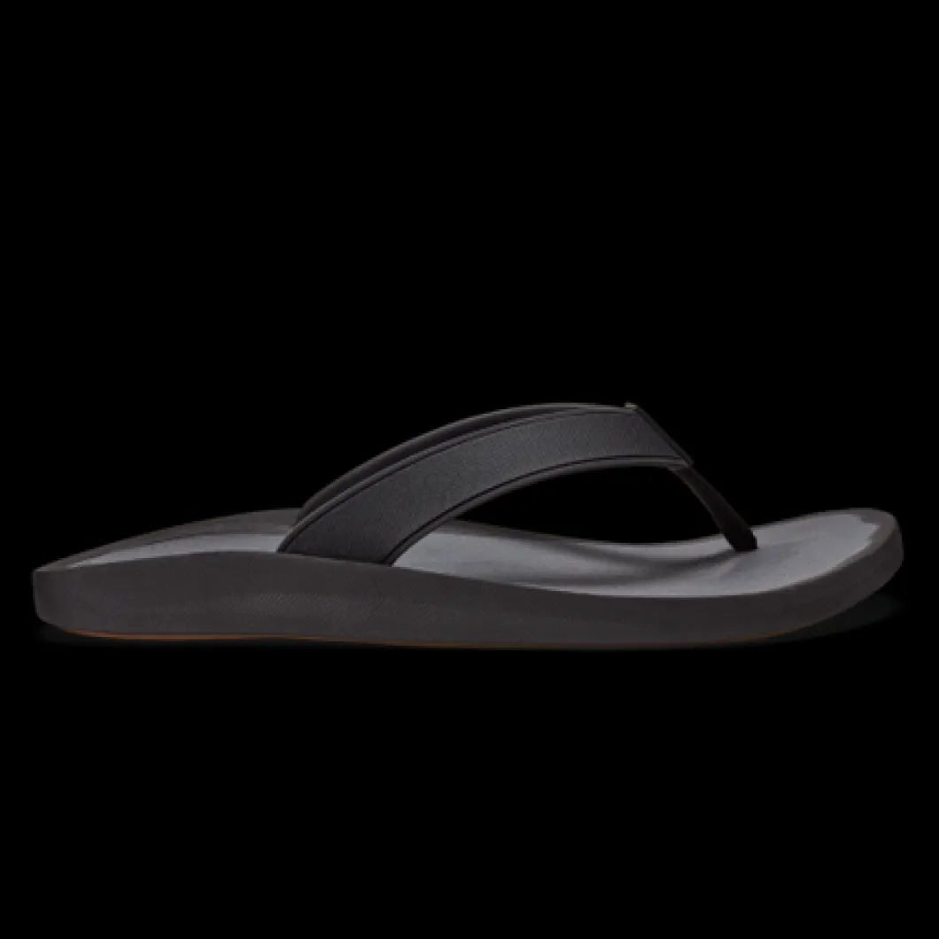Olukai Koko'o Mens Black Dark Shadow Thong