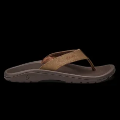 Olukai Ohana Mens Tan Dark Java