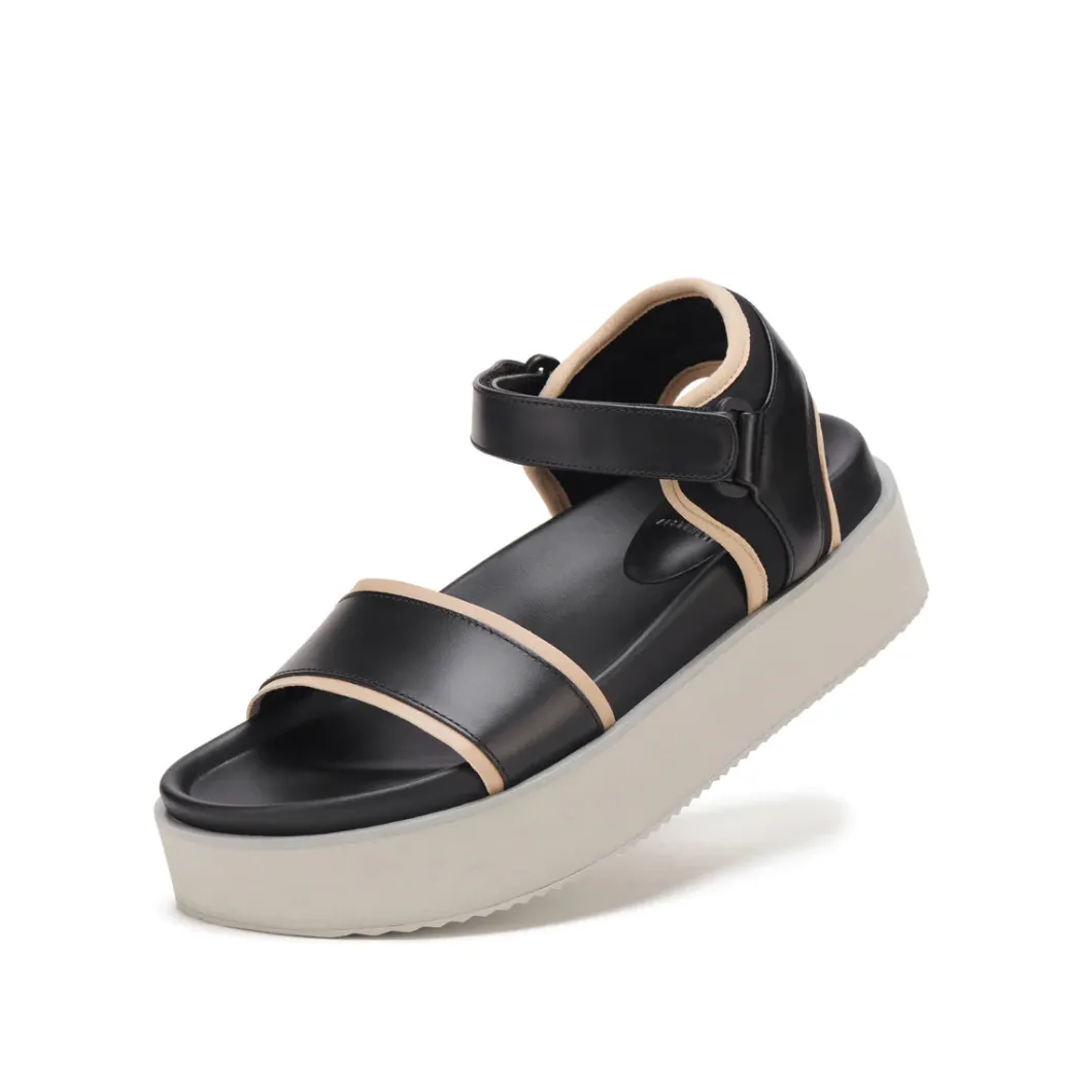 Rollie Ace Sandal Black Latte