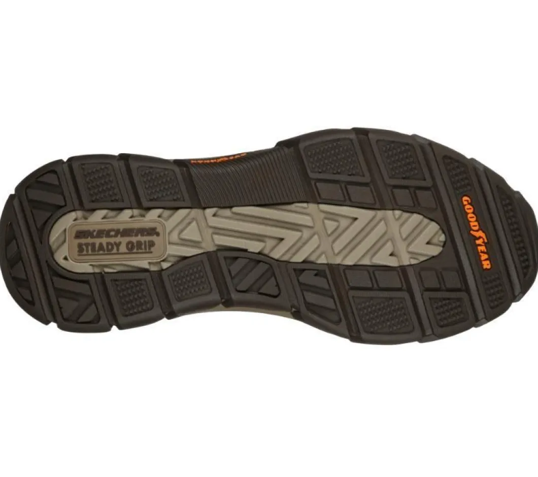 Skechers Mens Relaxed Fit Respected Callum Dark Brown