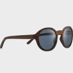 Soek Wanderer Oak Wood Sunglasses Black Polarised Lens