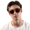 Soek Zahra Champagne Smoky Polarised Lens Walnut MapleArms