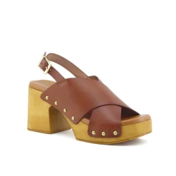 Vayah Phoebe Cuero Heeled Sandal