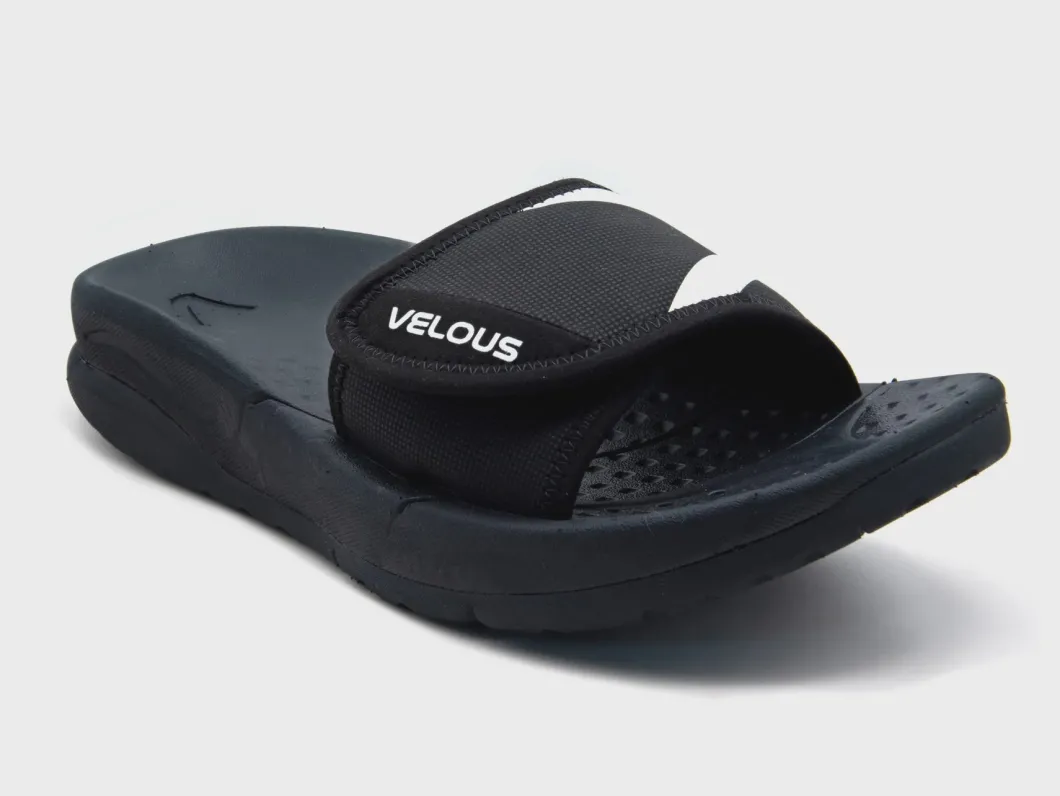 Velous Hoya Slide Black White